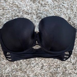 Black bathing suit top